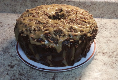 Turtle Candy and Pecan Pound Cake